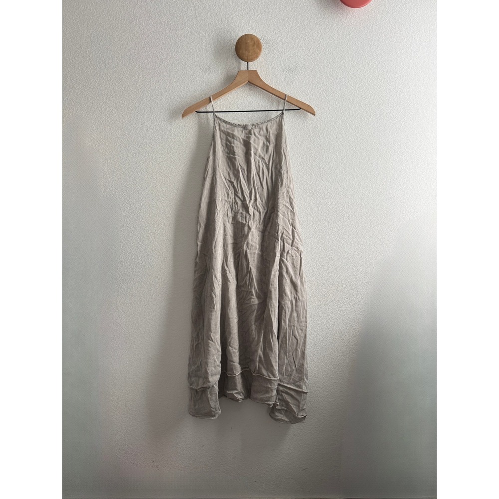 CP Shades Cotton Silk Spaghetti Strap Midi Dress Size Small - Picture 5 of 7